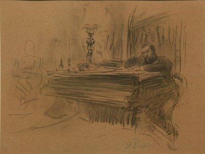 Portræt af komponisten Aleksey Fedorovich Kal, 1906 af Ilya Efimovich Repin