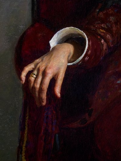 HVILE (detaljer) af Ilya Efimovich Repin