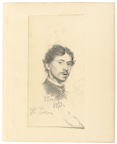 Selvportræt, 1873 af Ilya Efimovich Repin