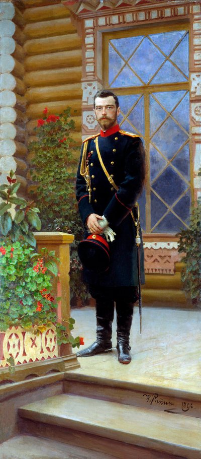Zar Nikolaj II af Rusland, 1896. af Ilya Efimovich Repin