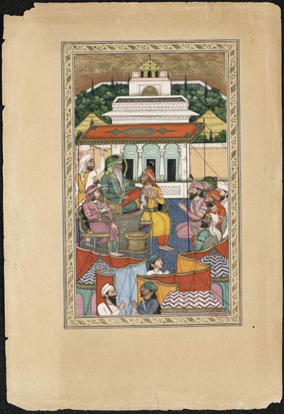 Maharaja Ranjit Singh, 1841. af Imam Bakhsh Lahori