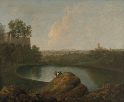 Hovedet af Nemi-søen af Imitator of Richard Wilson RA