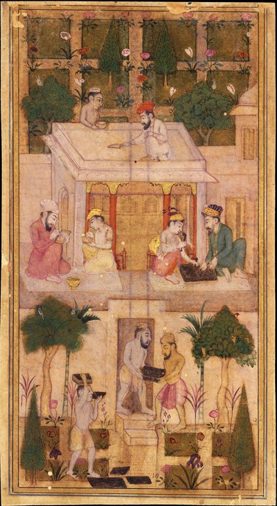 At lave bøger i en have af Indian Art