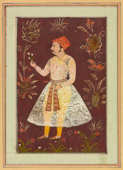 En adelsmand fra Rajput, ca. 1630-1640 af Indian School