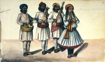 En dansende pige af Indian School