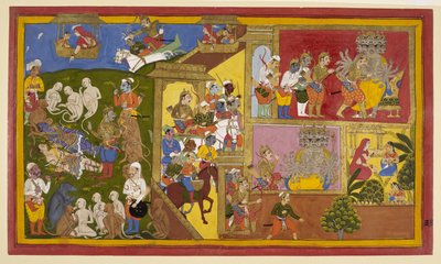 Add.15297(1), f.34 Sahibdin og værksted, Rama og Lakshmana Bound, fra 