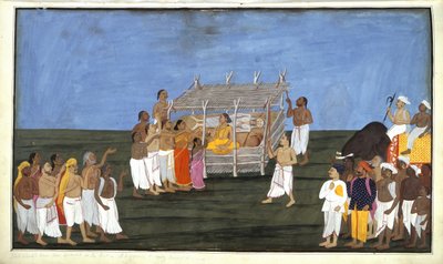Add Or 4356 Brahmin-ceremoni, illustration fra 