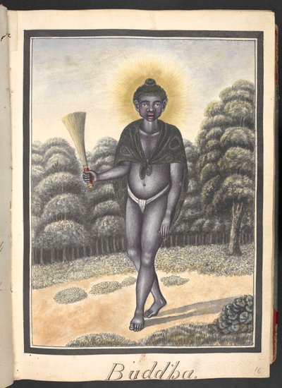 Buddha, niende inkarnation af Vishnu af Indian School