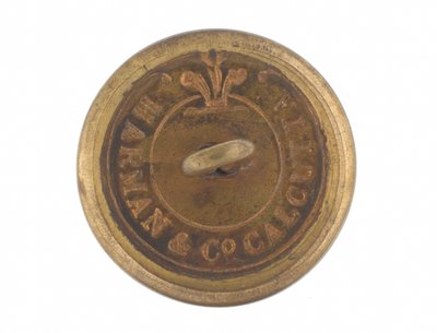 Button, 9. Regiment af Bengal Lancers, før 1901 af Indian School