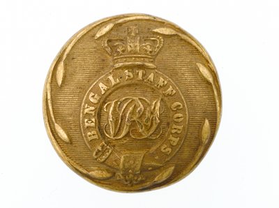 Button, Bengal Staff Corps, 1861-1876 af Indian School