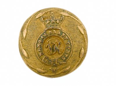 Button, Bengal Staff Corps, 1876-1891 af Indian School