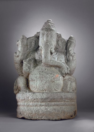 Ganesha, 12.-13. århundrede (granit) af Indian School