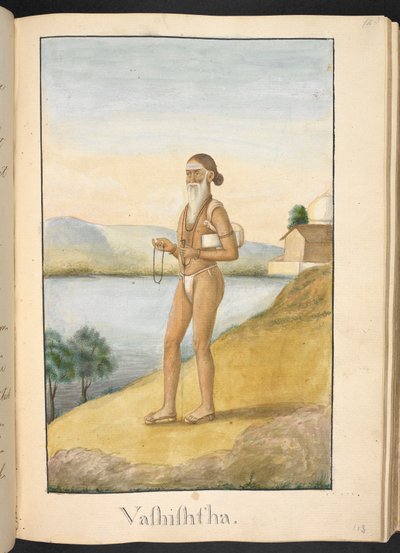 Gautama, vismand og ægtemand til Ahalya.
Med indskrift: 