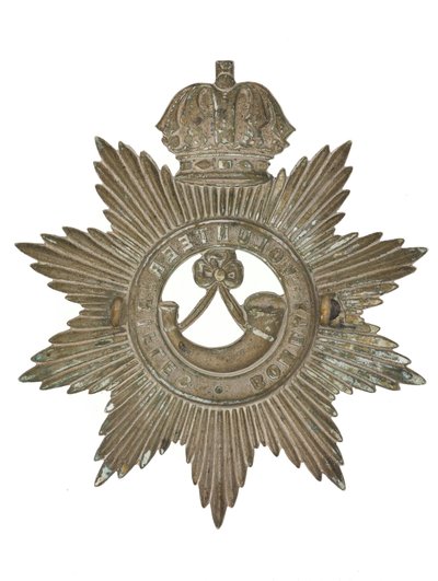 Hjelmemblem, Bombay Volunteer Rifles, 1877-1901 af Indian School