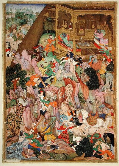 I. 32.2.12 Harivasma, Bjørnepaladset, ca. 1586 (pergament) af Indian School