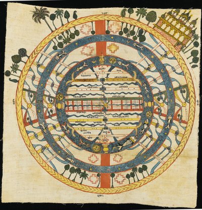 Jain Kosmisk diagram, Jambudvpida, Bikaner af Indian School