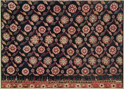 Kutch broderi nederdel, Bombay State, Indien af Indian School