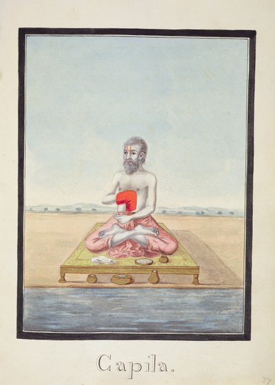 MSS EUR C 116/1 f.77r Vismanden, Kapila, fra det hinduistiske epos 