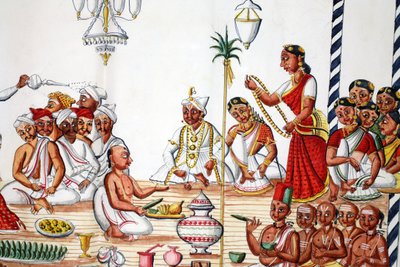 Vielsesceremoni af Indian School