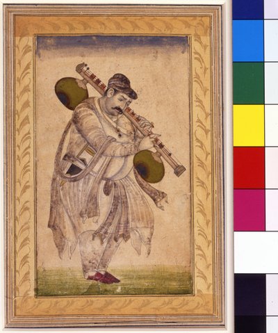 Naubat Khan, vinaspilleren, 1700-tallet af Indian School