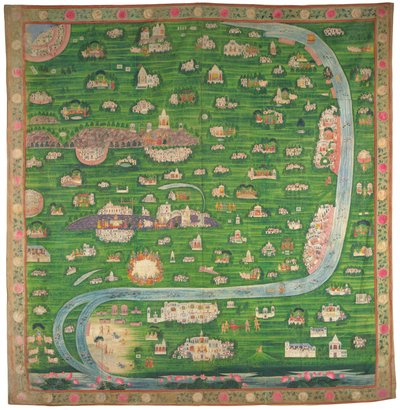 Pilgrimskort over Vraj af Indian School