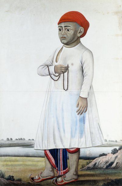 Portræt af en bemærkelsesværdig, c.1780-1790 af Indian School