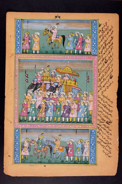 Rajasthani miniature maleri af Indian School