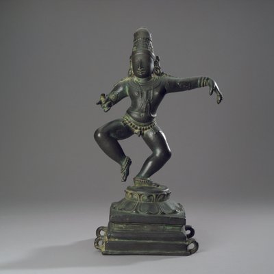 Sambandar, Child Saint Devoted to Shiva, ca. 1100 (kobberlegering) af Indian School