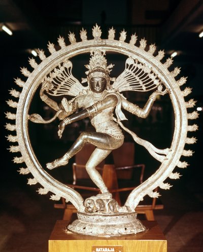 Shiv Nataraja, fra Kankoduthavanitam, Tanjore (bronze) af Indian School