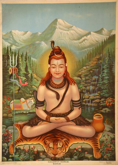 Shiva mediterer af Indian School