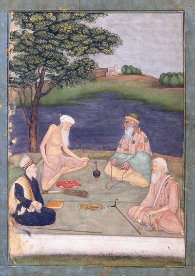 Sufier besøger deres Pir, ca. 1650 af Indian School