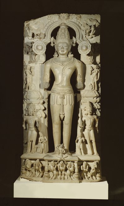 Surya, fra soltemplet ved Konarak, Orissa, østlige Ganga-dynasti (kalksten) af Indian School