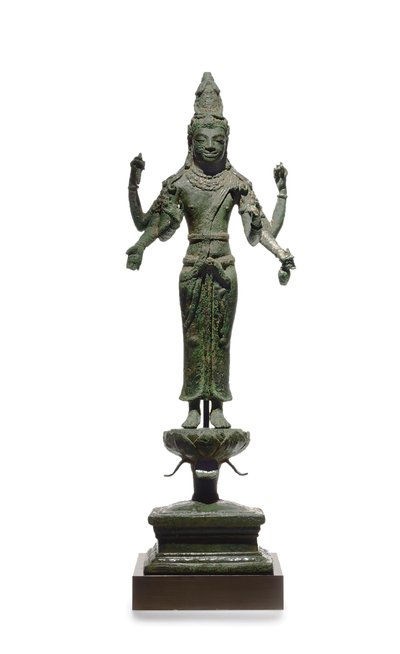 Figur af Avalokitesvara (bronze) af Indonesian
