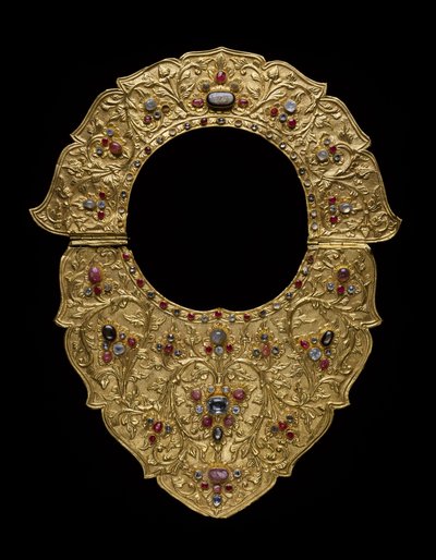 Halskæde, Buleleng Regency, Bali, ca. 1890 (guld, rubiner, safirer og diamanter) af Indonesian School