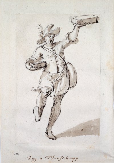 Et råb af musefælder (pen og blæk på papir) af Inigo Jones