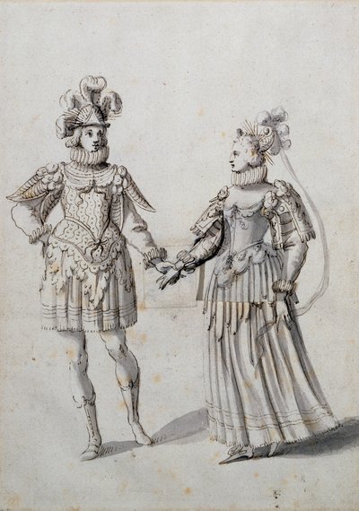 Stjernernes indflydelse (pen og blæk på papir) af Inigo Jones