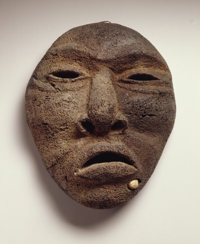 Maske (hvalben) af Inuit School