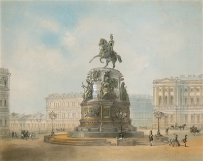 Ryttermonumentet af Nicholas I af Rusland på St Isaac