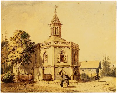 Dairy Farm Pavillion i Pavlovsk Park af Iosif Ivanovich Charlemagne