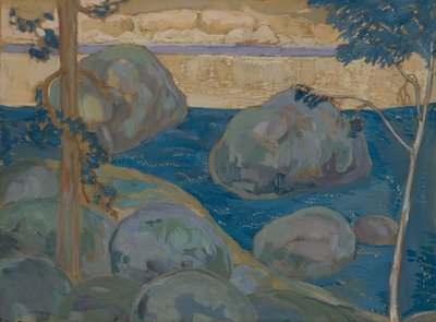 Landskab med kampesten af Iosiph Solomonovich Shkolnik
