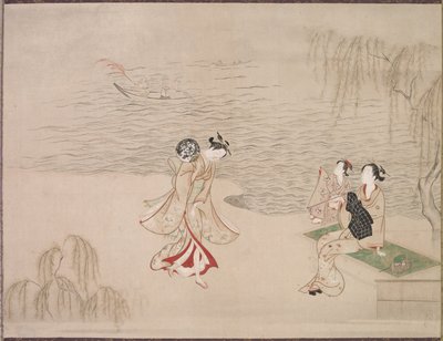 Skønheder ved kysten, ca. 1765-1792. af Ippitsusai Bunchō