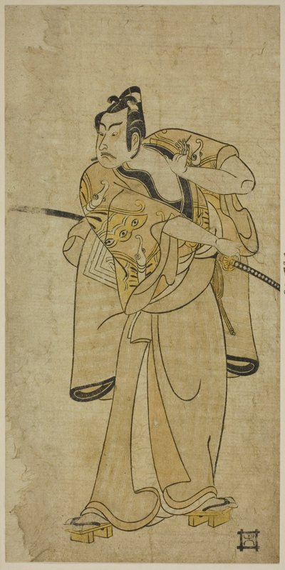 Skuespilleren Ichikawa Yaozo II af Ippitsusai Bunchō