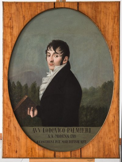 Portræt af Ludovico Palmieri (olie på lærred) af Ippolito Bianchini Ciarlini