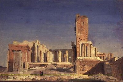 Akropolis af Ippolito Caffi