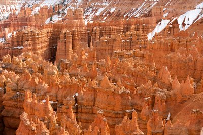 Hoodoos - spir skabt af erosion - i Bryce Canyon National Park i Utah, 2019 (foto) af Ira Block