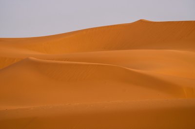 Sandklitter i Ergg Chebbi, Sahara-ørkenen i Marokko, 2022 (foto) af Ira Block