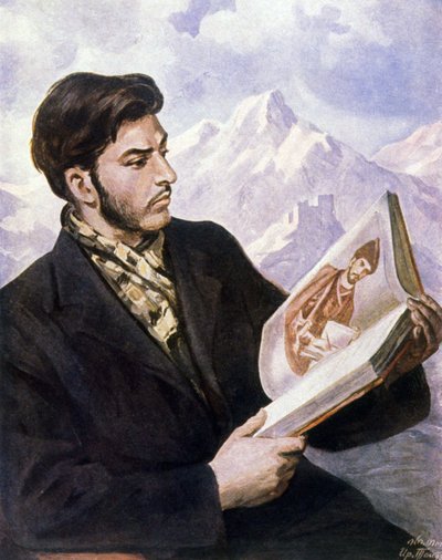 Unge Stalin af Iraklij (after) Toidze