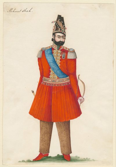 Mohammad Shah Qajar 1808-1848, konge af Persien, 1835 af Iranian Master