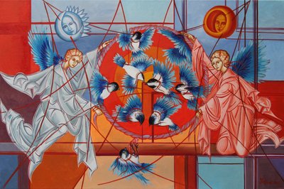 The Disappointed World and Chickadees, 2015 af Irina Corduban