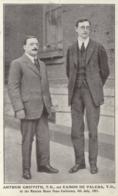 Arthur Griffith og Eamon de Valera af Irish Photographer